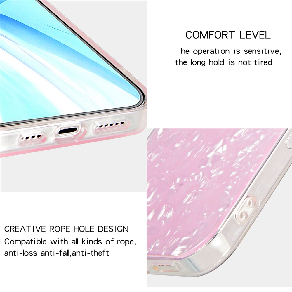 IPAKY Ultra-Thin IMD Acrylic + Soft TPU Shockproof Anti-Scratch Phone Case for Samsung Galaxy A52s 5G / Samsung Galaxy A52 4G/5G - Pink-6