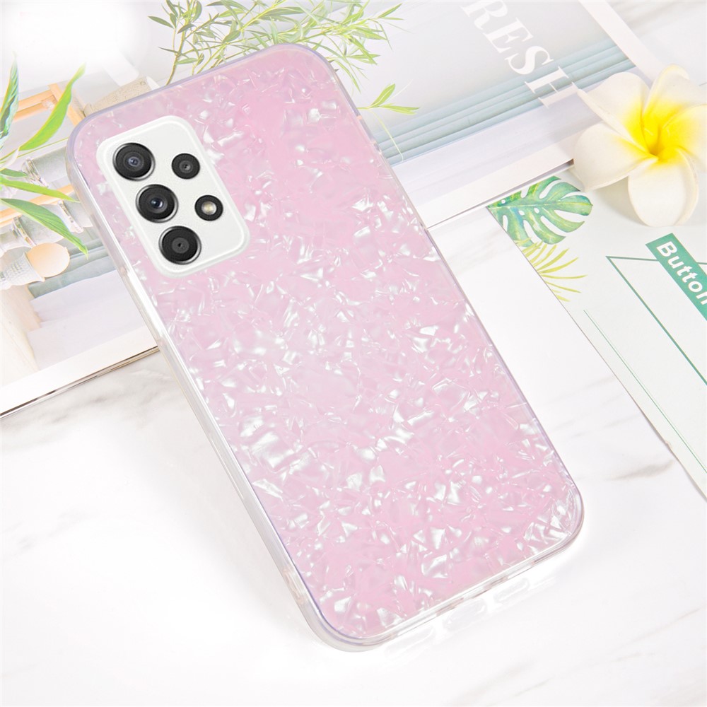 IPAKY Ultra-Thin IMD Acrylic + Soft TPU Shockproof Anti-Scratch Phone Case for Samsung Galaxy A52s 5G / Samsung Galaxy A52 4G/5G - Pink-7