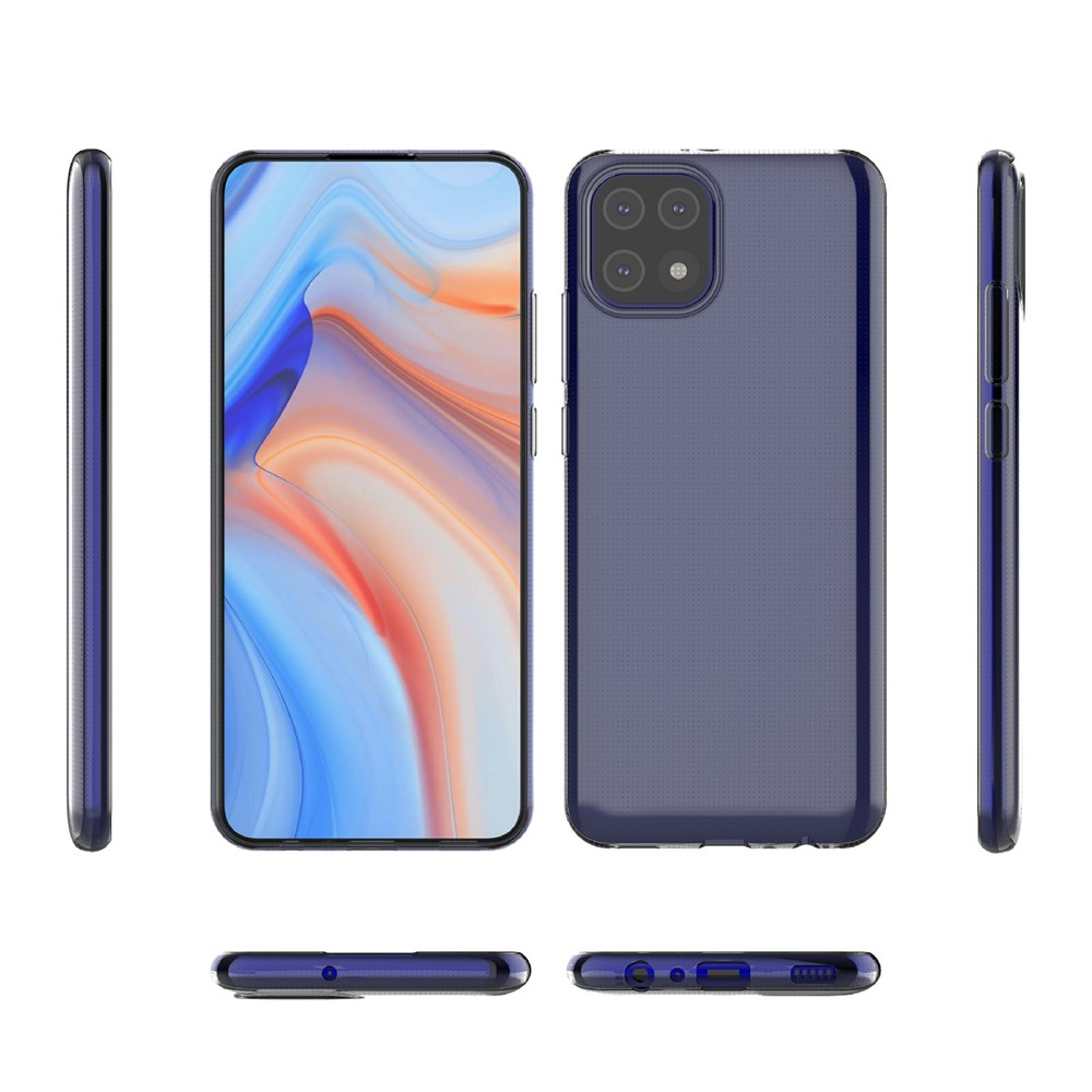 Clear Mobile Phone TPU Case Protective Cover for Samsung Galaxy A03 (166.5 x 75.98 x 9.14mm)-7