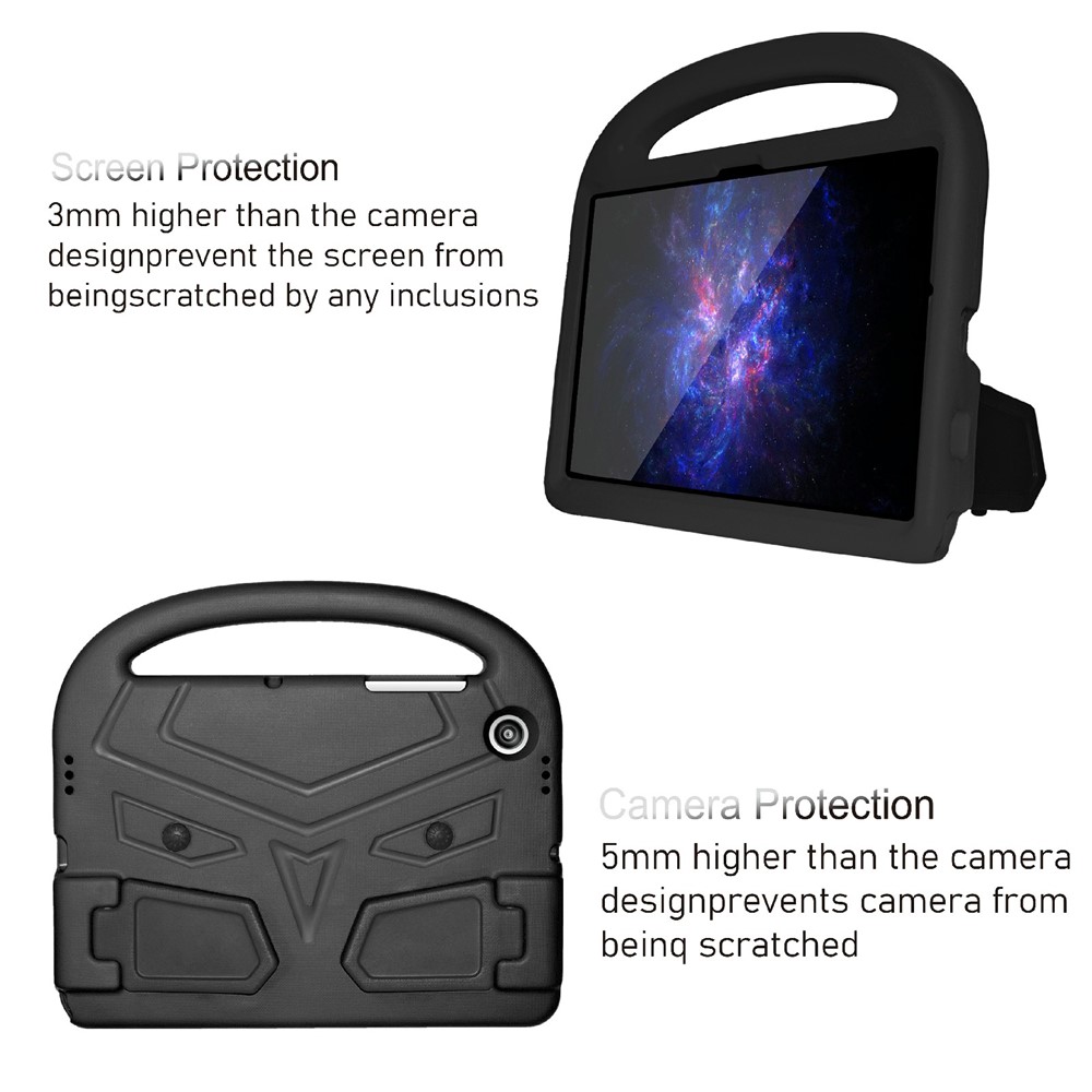 Portable Handle Bird Design Foldable Kickstand Anti-drop EVA Tablet Case Cover for Samsung Galaxy Tab A8 10.5 (2021) - Black-2