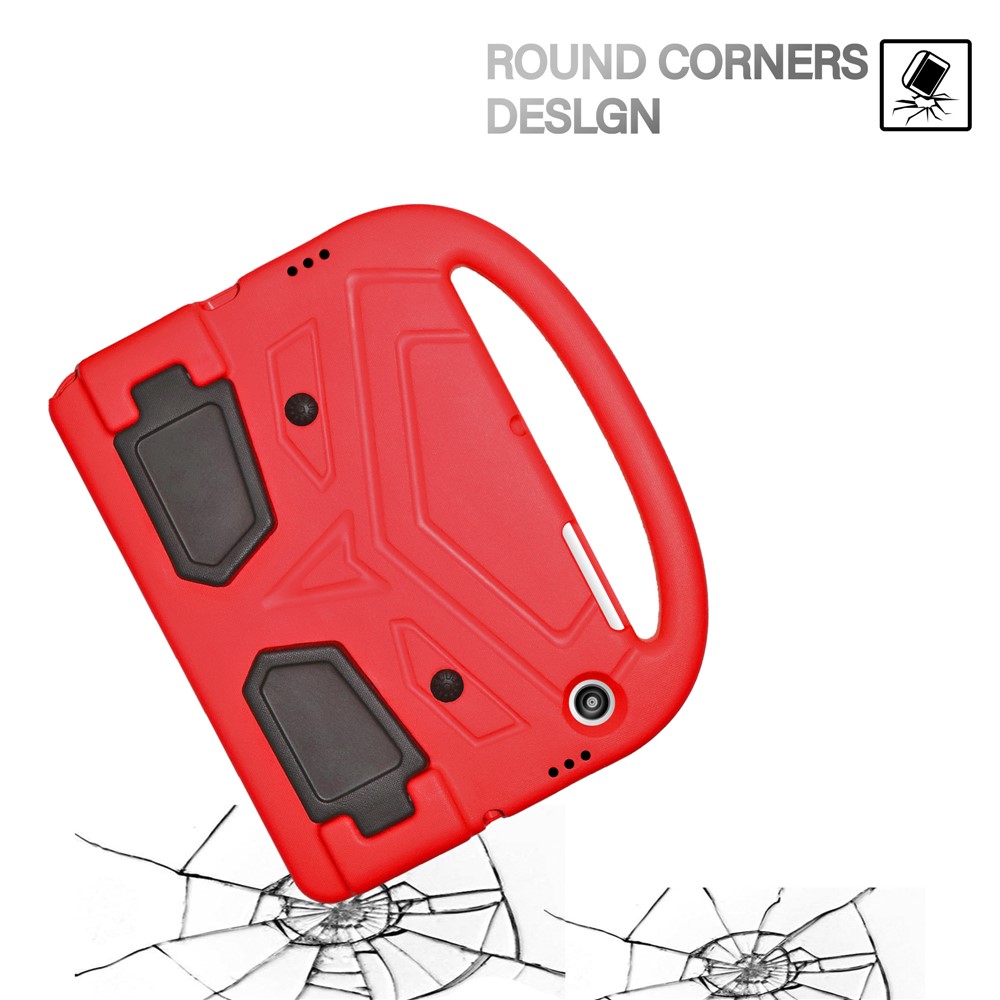 Portable Handle Bird Design Foldable Kickstand Anti-drop EVA Tablet Case Cover for Samsung Galaxy Tab A8 10.5 (2021) - Red-5