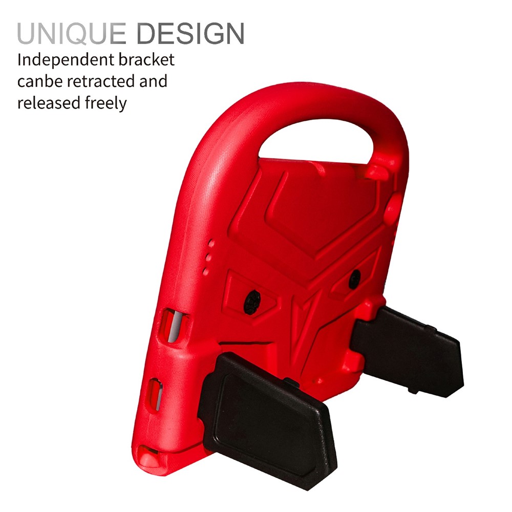 Portable Handle Bird Design Foldable Kickstand Anti-drop EVA Tablet Case Cover for Samsung Galaxy Tab A8 10.5 (2021) - Red-6