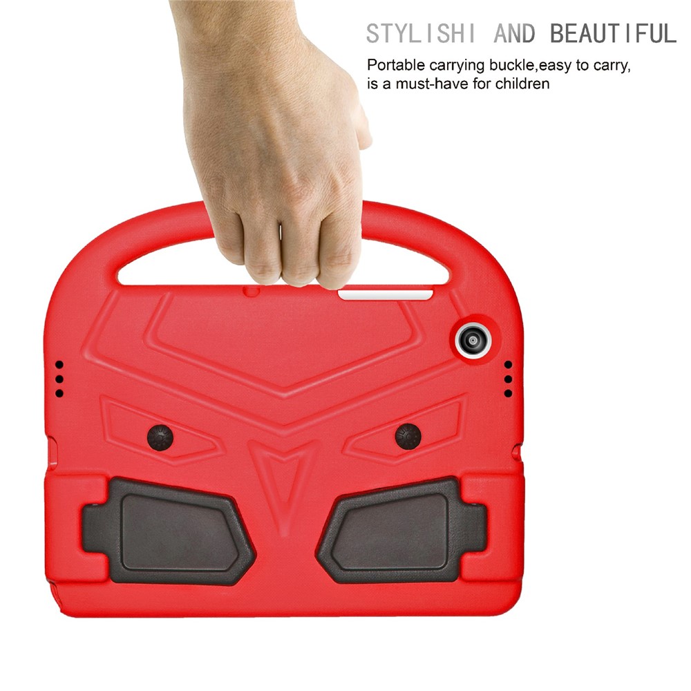 Portable Handle Bird Design Foldable Kickstand Anti-drop EVA Tablet Case Cover for Samsung Galaxy Tab A8 10.5 (2021) - Red-7