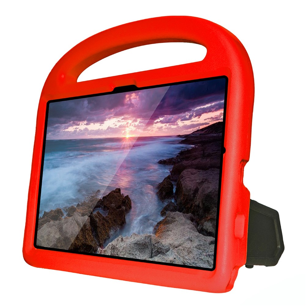 Portable Handle Bird Design Foldable Kickstand Anti-drop EVA Tablet Case Cover for Samsung Galaxy Tab A8 10.5 (2021) - Red-8