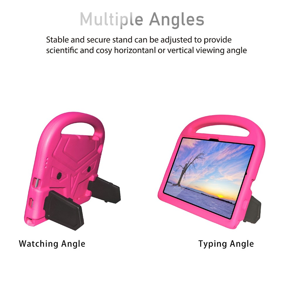 Portable Handle Bird Design Foldable Kickstand Anti-drop EVA Tablet Case Cover for Samsung Galaxy Tab A8 10.5 (2021) - Rose-3