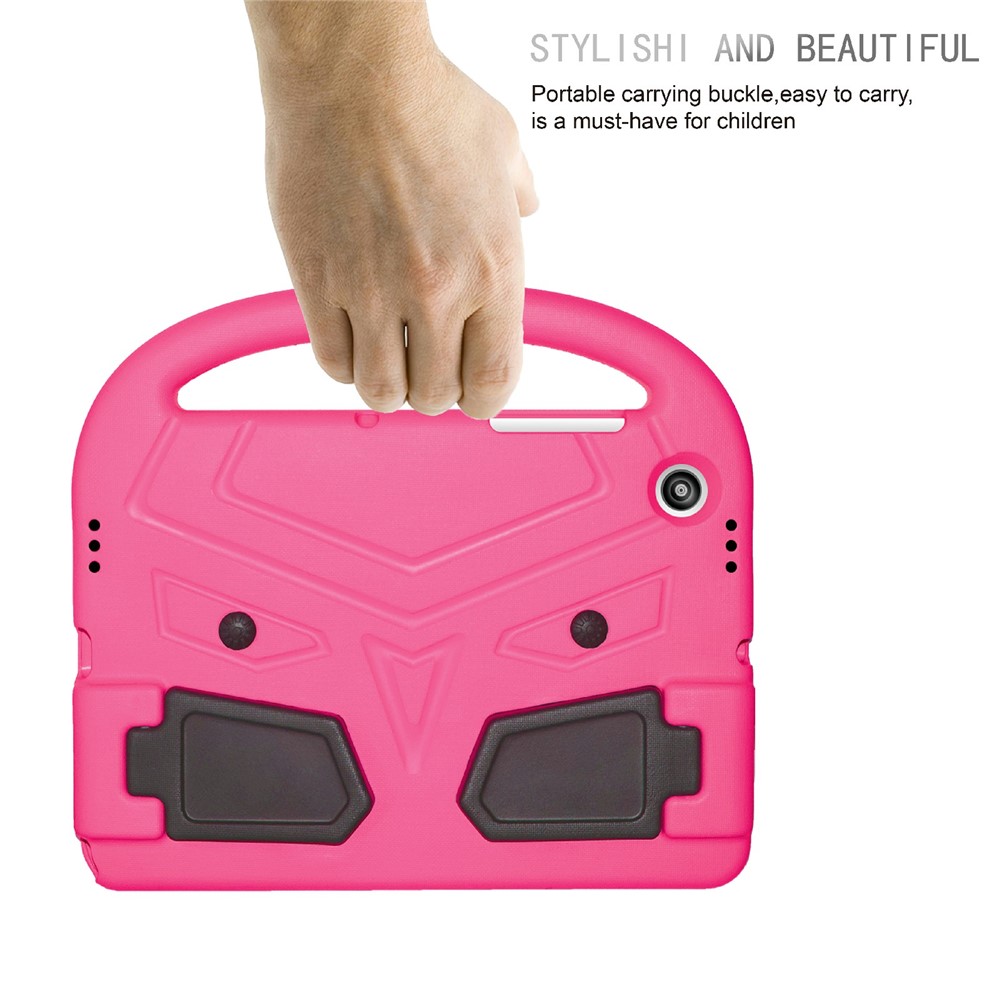 Portable Handle Bird Design Foldable Kickstand Anti-drop EVA Tablet Case Cover for Samsung Galaxy Tab A8 10.5 (2021) - Rose-7