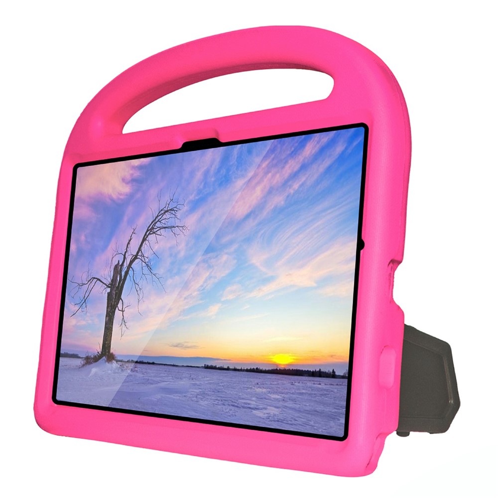 Portable Handle Bird Design Foldable Kickstand Anti-drop EVA Tablet Case Cover for Samsung Galaxy Tab A8 10.5 (2021) - Rose-8