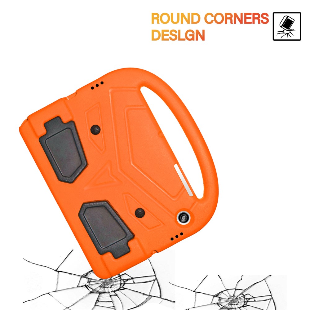 Portable Handle Bird Design Foldable Kickstand Anti-drop EVA Tablet Case Cover for Samsung Galaxy Tab A8 10.5 (2021) - Orange-5