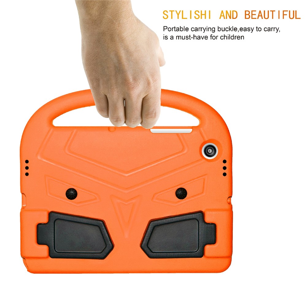 Portable Handle Bird Design Foldable Kickstand Anti-drop EVA Tablet Case Cover for Samsung Galaxy Tab A8 10.5 (2021) - Orange-7