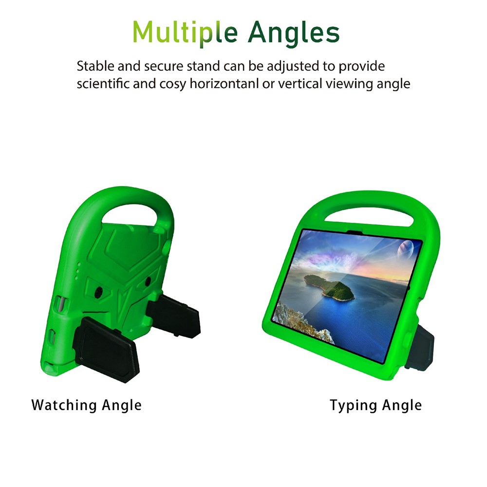 Portable Handle Bird Design Foldable Kickstand Anti-drop EVA Tablet Case Cover for Samsung Galaxy Tab A8 10.5 (2021) - Green-3