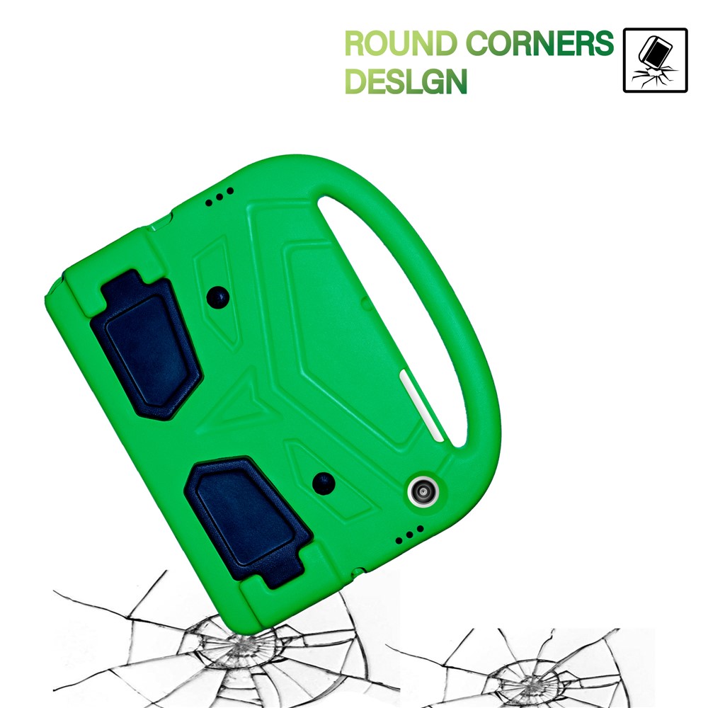 Portable Handle Bird Design Foldable Kickstand Anti-drop EVA Tablet Case Cover for Samsung Galaxy Tab A8 10.5 (2021) - Green-5