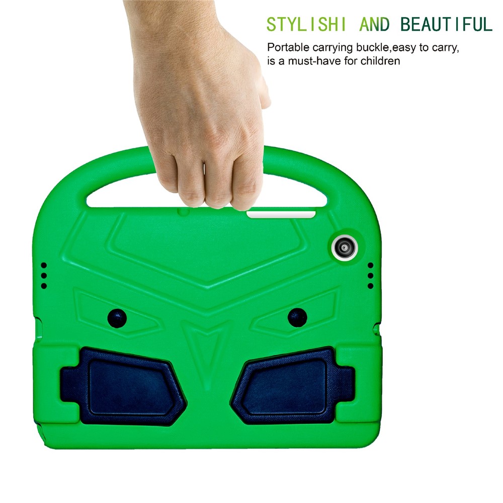 Portable Handle Bird Design Foldable Kickstand Anti-drop EVA Tablet Case Cover for Samsung Galaxy Tab A8 10.5 (2021) - Green-7