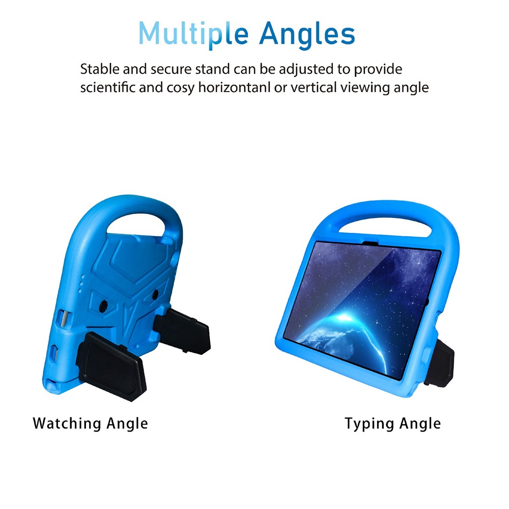 Portable Handle Bird Design Foldable Kickstand Anti-drop EVA Tablet Case Cover for Samsung Galaxy Tab A8 10.5 (2021) - Blue-3