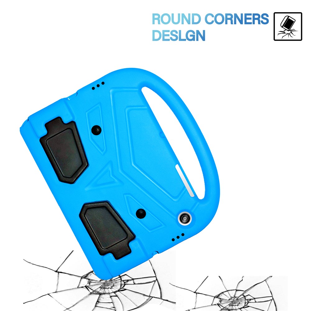 Portable Handle Bird Design Foldable Kickstand Anti-drop EVA Tablet Case Cover for Samsung Galaxy Tab A8 10.5 (2021) - Blue-5