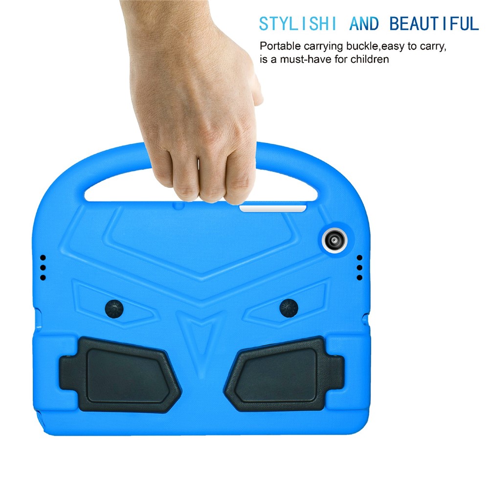 Portable Handle Bird Design Foldable Kickstand Anti-drop EVA Tablet Case Cover for Samsung Galaxy Tab A8 10.5 (2021) - Blue-7