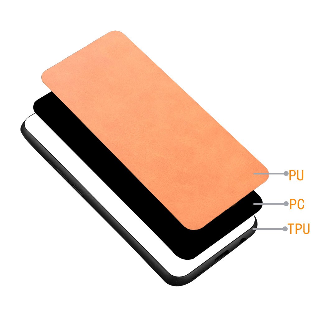 Stitching Line Retro Textured Drop Proof PU Leather Coated PC + TPU Phone Cover Case for Samsung Galaxy M52 5G - Yellow-5