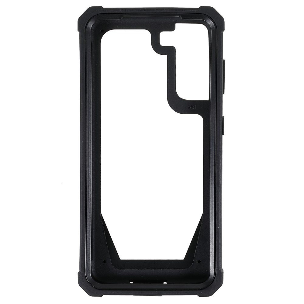For Samsung Galaxy S22+ 5G Detachable 2-in-1 Case Well-protected Anti-drop TPU + Acrylic Hybrid Cell Phone Cover - Black-2