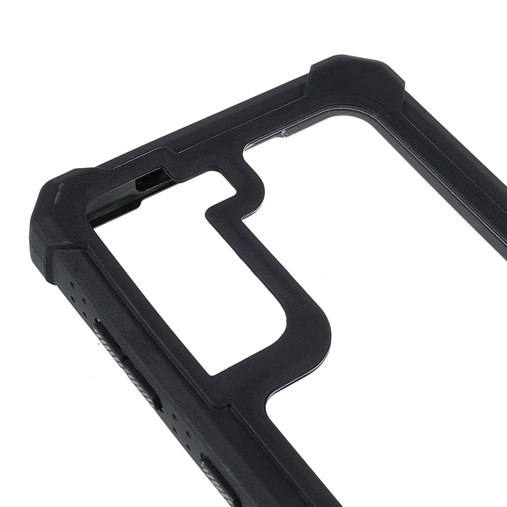 For Samsung Galaxy S22+ 5G Detachable 2-in-1 Case Well-protected Anti-drop TPU + Acrylic Hybrid Cell Phone Cover - Black-4
