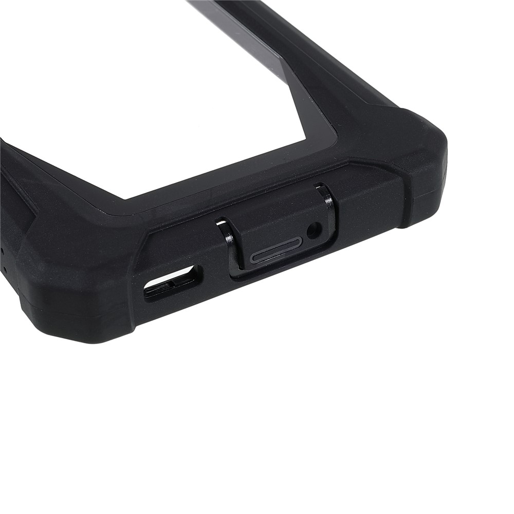 For Samsung Galaxy S22+ 5G Detachable 2-in-1 Case Well-protected Anti-drop TPU + Acrylic Hybrid Cell Phone Cover - Black-5