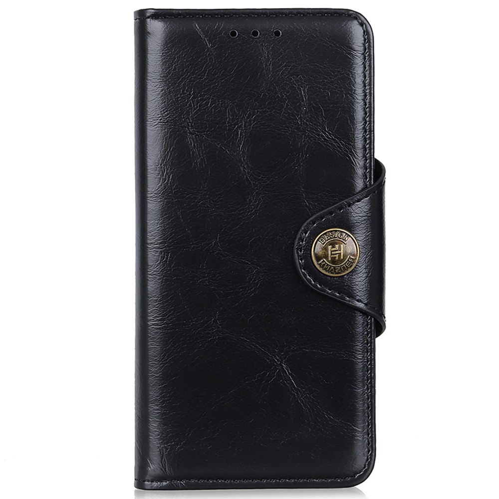 KHAZHEN Leather Wallet Case for Samsung Galaxy A23 5G, Stand Folio Magnetic Shock Absorbing Cover - Black-2