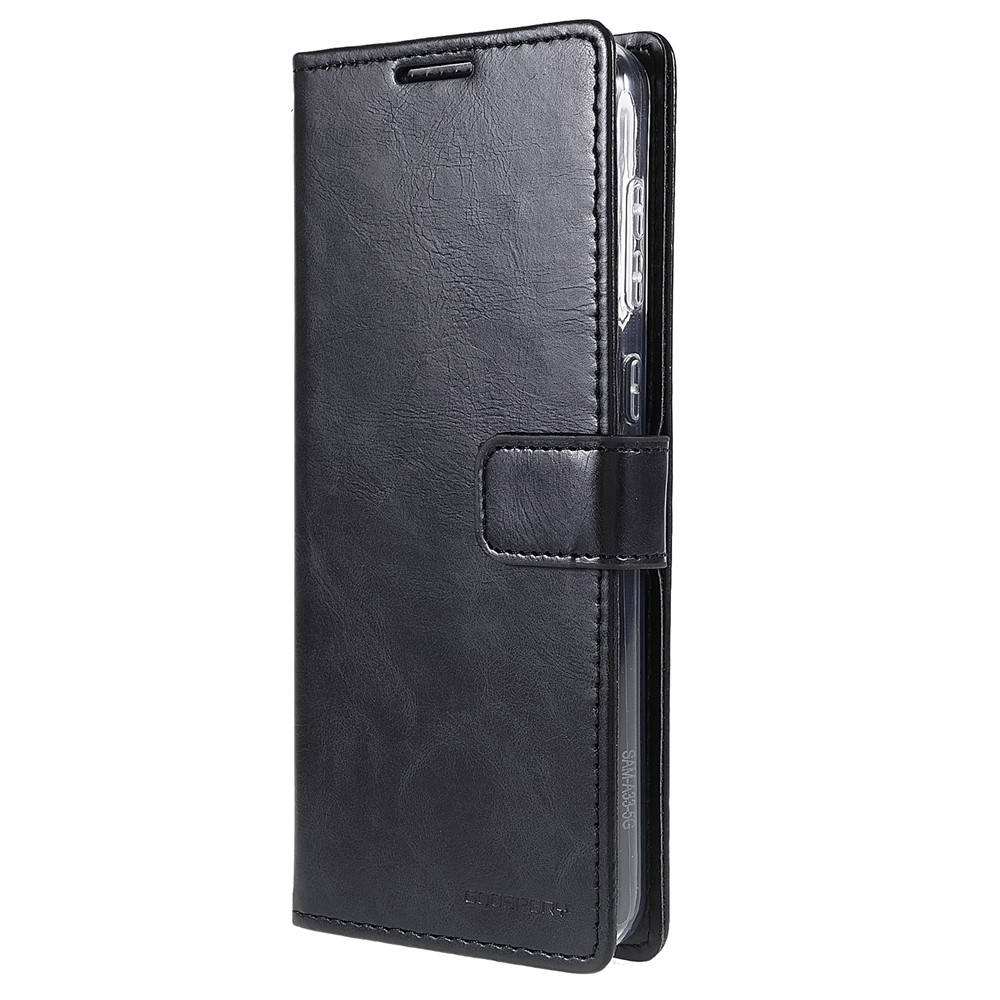 MERCURY GOOSPERY Wallet Phone Case for Samsung Galaxy A33 5G Shockproof Phone Cover TPU + PU Leather Protective Case with Stand - Black-3