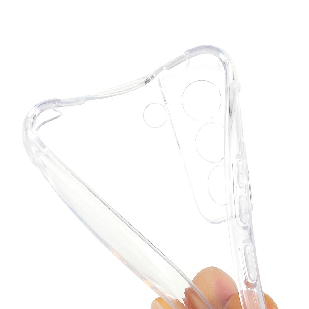 Crystal Clear TPU Cover for Samsung Galaxy S22 5G, Reinforced Four Corner Shockproof Phone Case with Lanyard-7