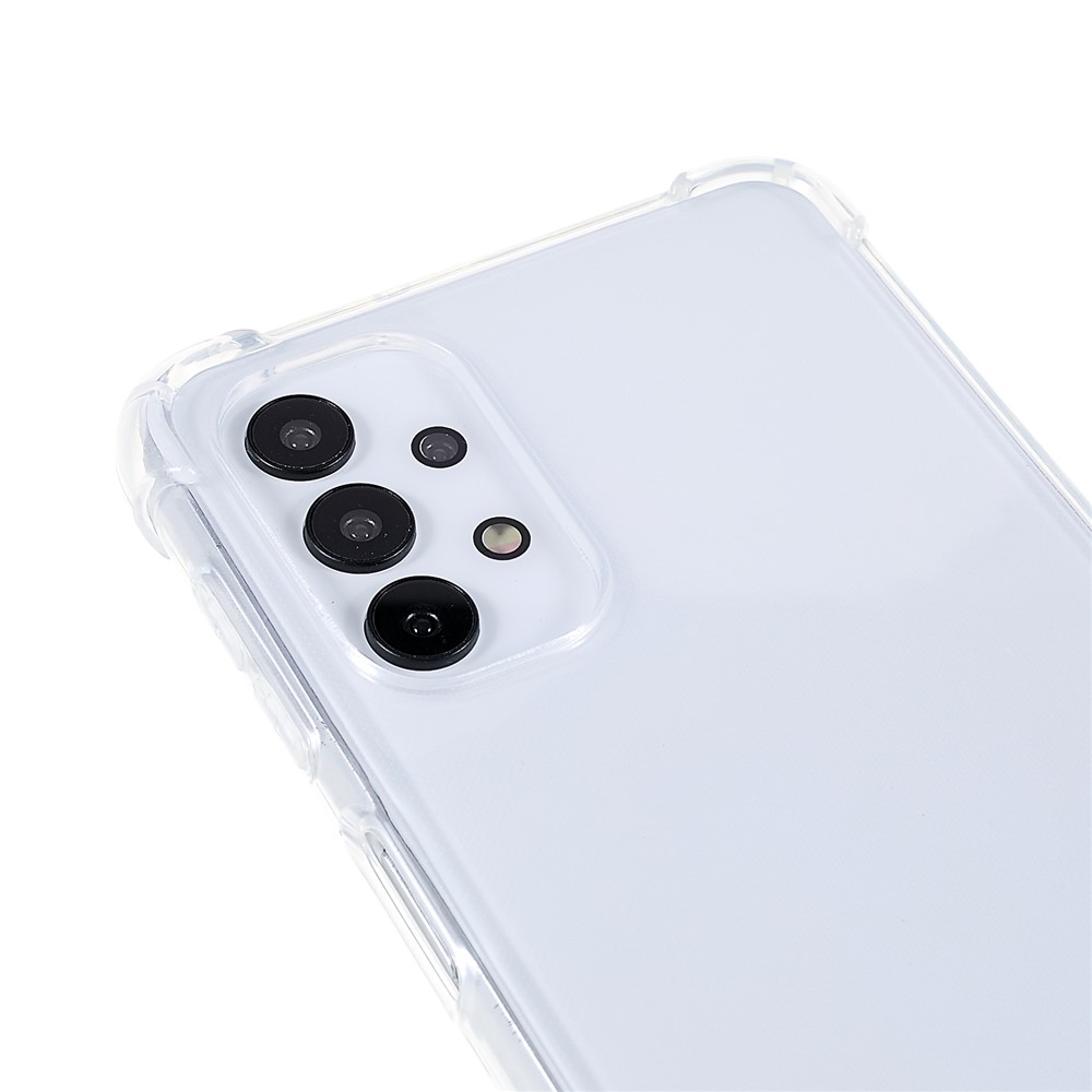 For Samsung Galaxy A32 5G/M32 5G Enhanced Four Corner Crystal Clear TPU Case Phone Cover with Lanyard-3