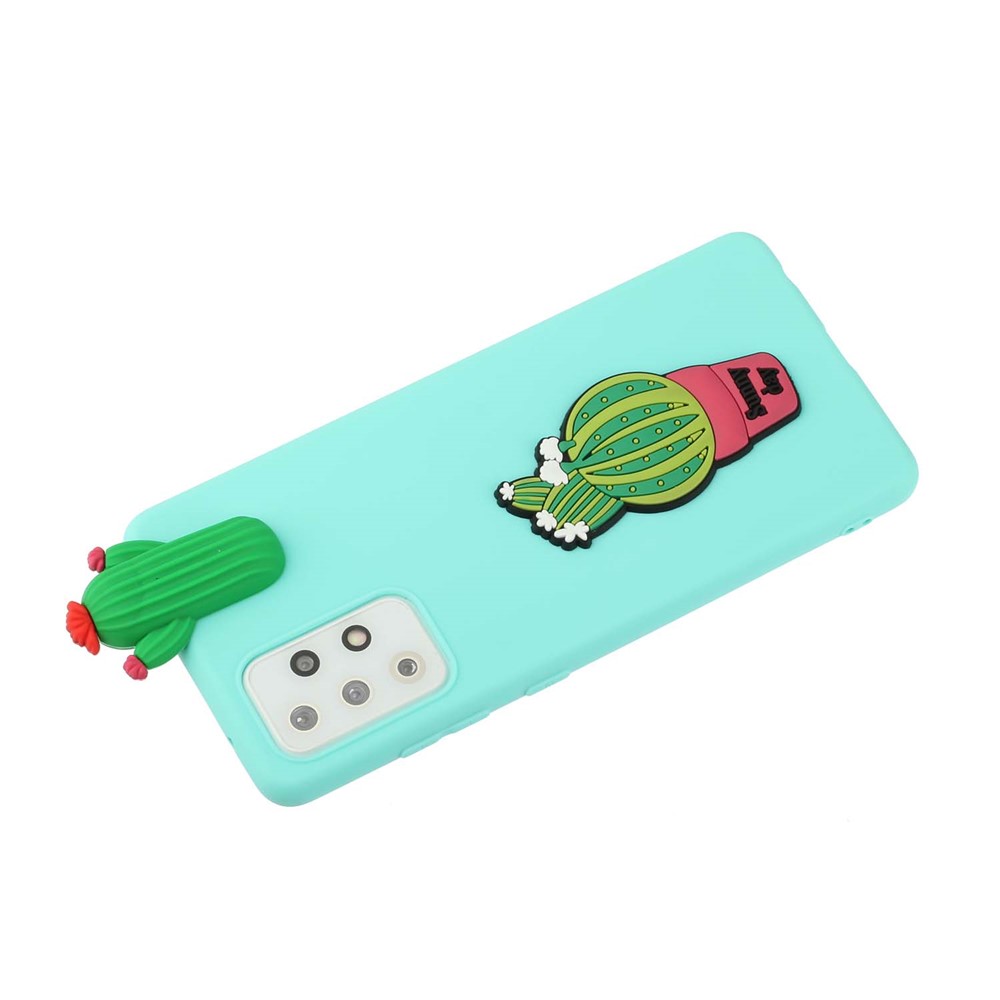 Shockproof Phone Case for Samsung Galaxy A53 5G Scratch Resistant Anti-fall 3D Pattern Phone Protector - Cactus-5