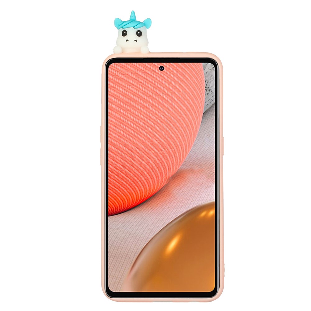 YX Pattern Printing Back Case for Samsung Galaxy S22 Ultra 5G, 3D Character Fashion Anti-Scratch TPU + PVC Cover - Music Horse-3
