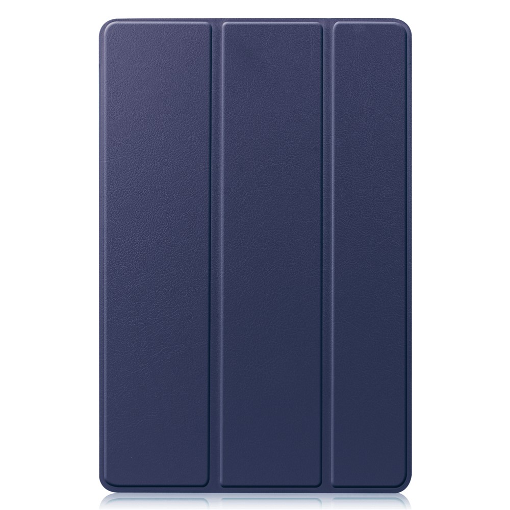 For Samsung Galaxy Tab S8 Auto Sleep/Wake PU Leather Trifold Stand Anti-scratch Protective Cover with Pencil Holder - Dark Blue-3