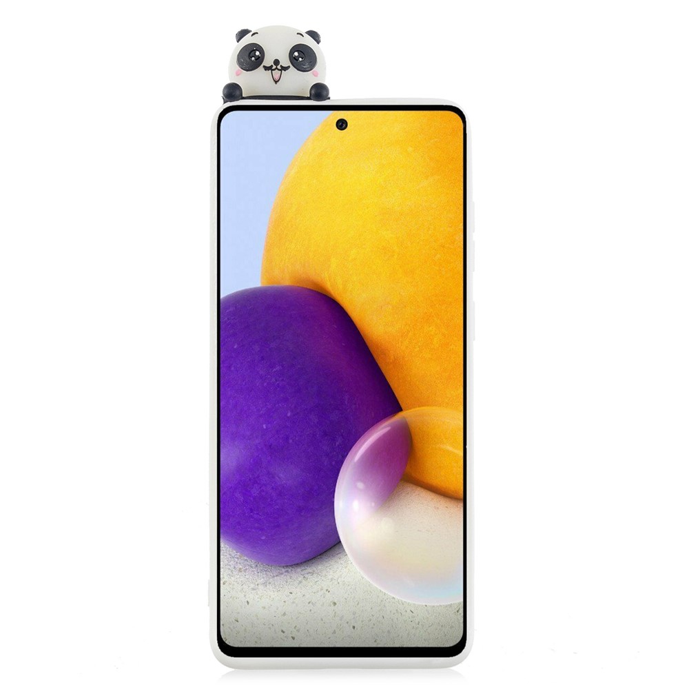 For Samsung Galaxy A53 5G Cute Cartoon 3D Animal Character Case SZ Pattern Printing TPU + PVC Protective Cover - Lovely Panda-3