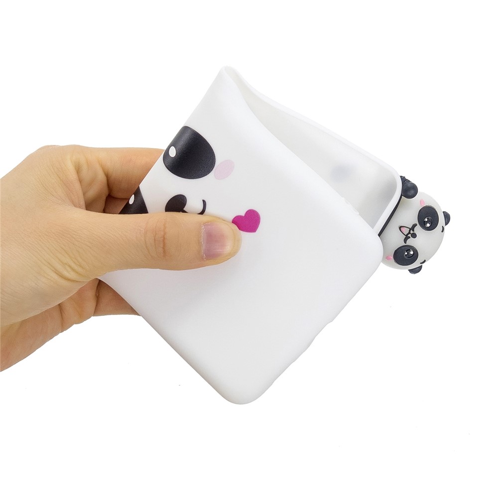 For Samsung Galaxy A53 5G Cute Cartoon 3D Animal Character Case SZ Pattern Printing TPU + PVC Protective Cover - Lovely Panda-6