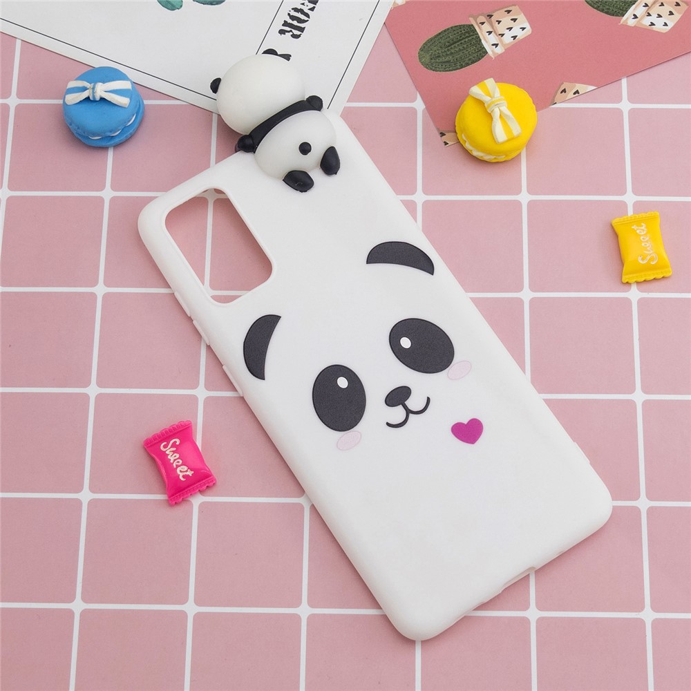 For Samsung Galaxy A53 5G Cute Cartoon 3D Animal Character Case SZ Pattern Printing TPU + PVC Protective Cover - Lovely Panda-7