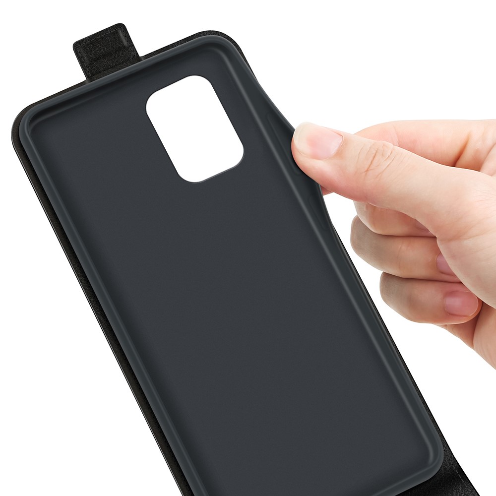 For Samsung Galaxy A23 5G Crazy Horse Texture PU Leather Vertical Flip Case Card Holder Phone Shell - Black-6