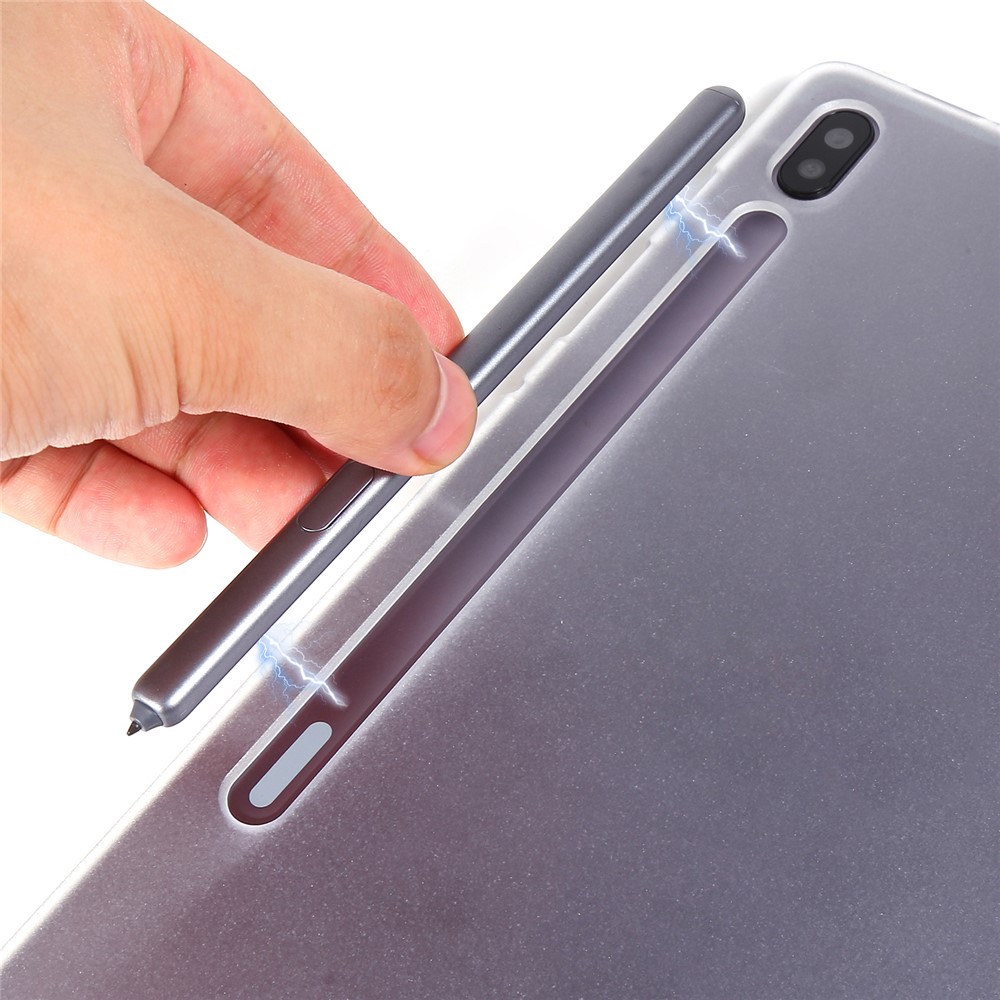 Silk Texture Leather Case for Samsung Galaxy Tab S8+, Tri-fold Stand Tablet Protective Cover - Gold-8