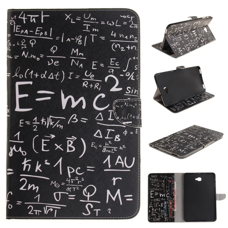 Funda de cuero para Samsung Tab A 10.1(2016) T580 - masa-ecuación de energía-1