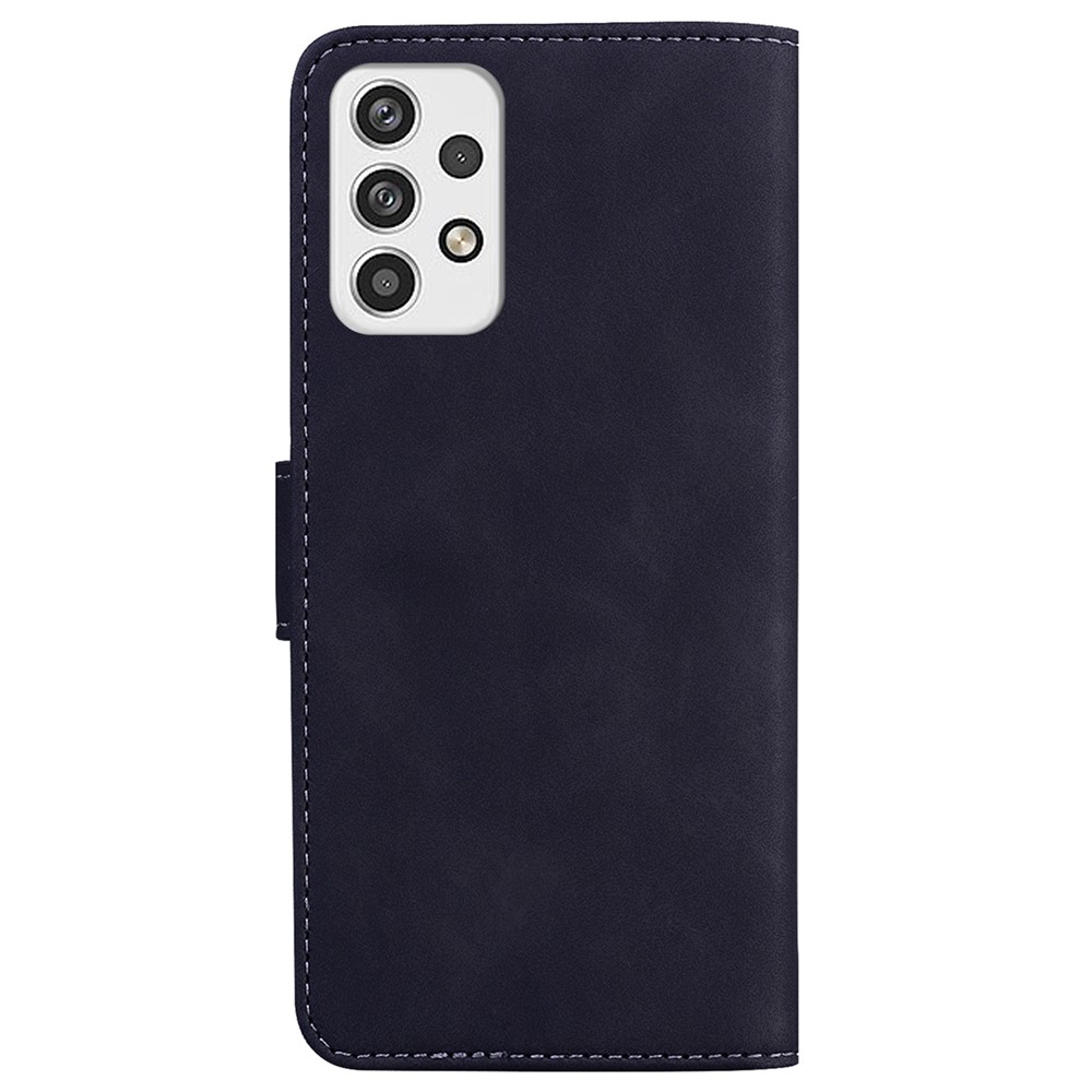 For Samsung Galaxy A23 5G Butterfly Pattern Printing Leather Wallet Case Hands-Free Stand Magnetic Closure Shockproof Flip Folio Cover - Black-3