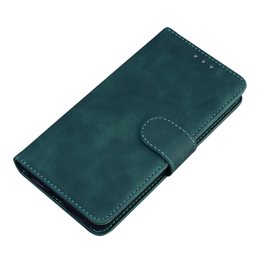For Samsung Galaxy A23 5G Folding Stand PU Leather Business Cover Wallet Design Anti-Scratch Full Protective Phone Case - Black-4