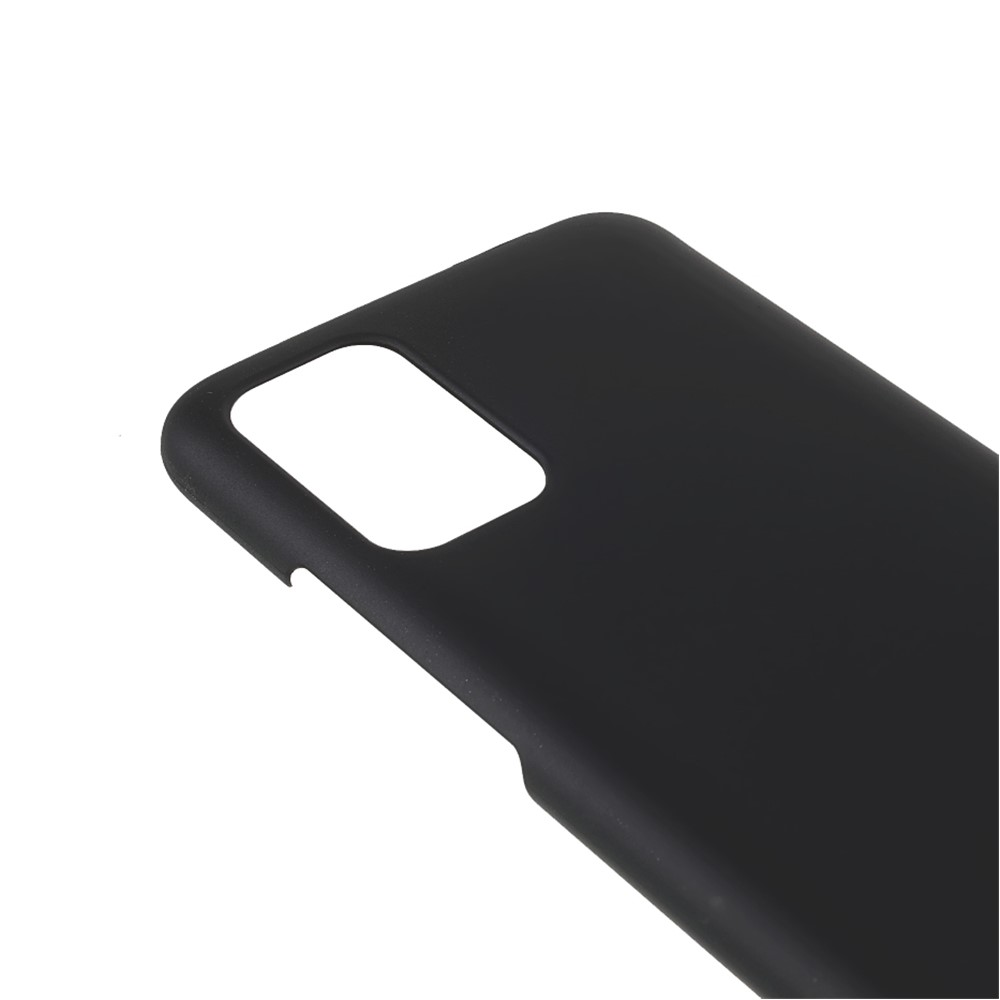 For Samsung Galaxy A03s (164.2 x 75.9 x 9.1mm) Glossy Surface Slim Case Rubberized Hard PC Protective Phone Cover - Black-5