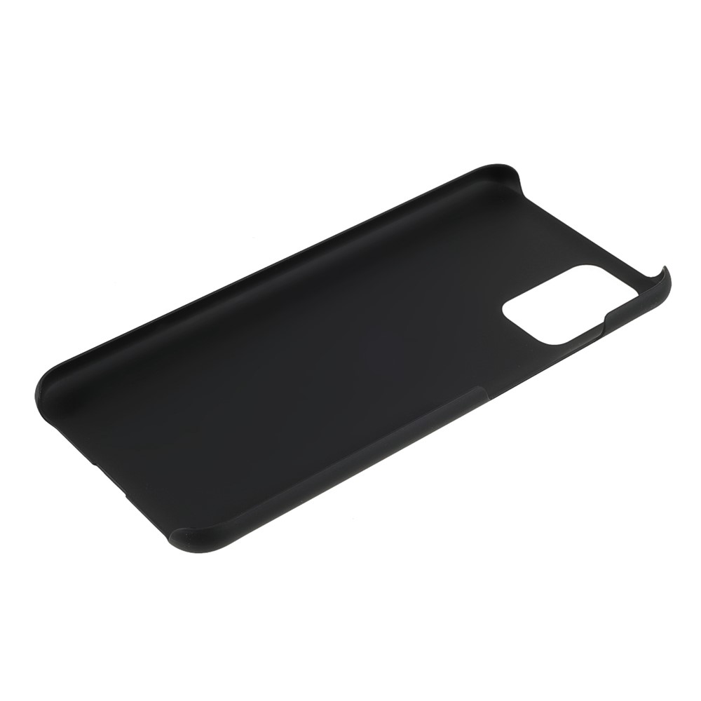 For Samsung Galaxy A03s (164.2 x 75.9 x 9.1mm) Glossy Surface Slim Case Rubberized Hard PC Protective Phone Cover - Black-6
