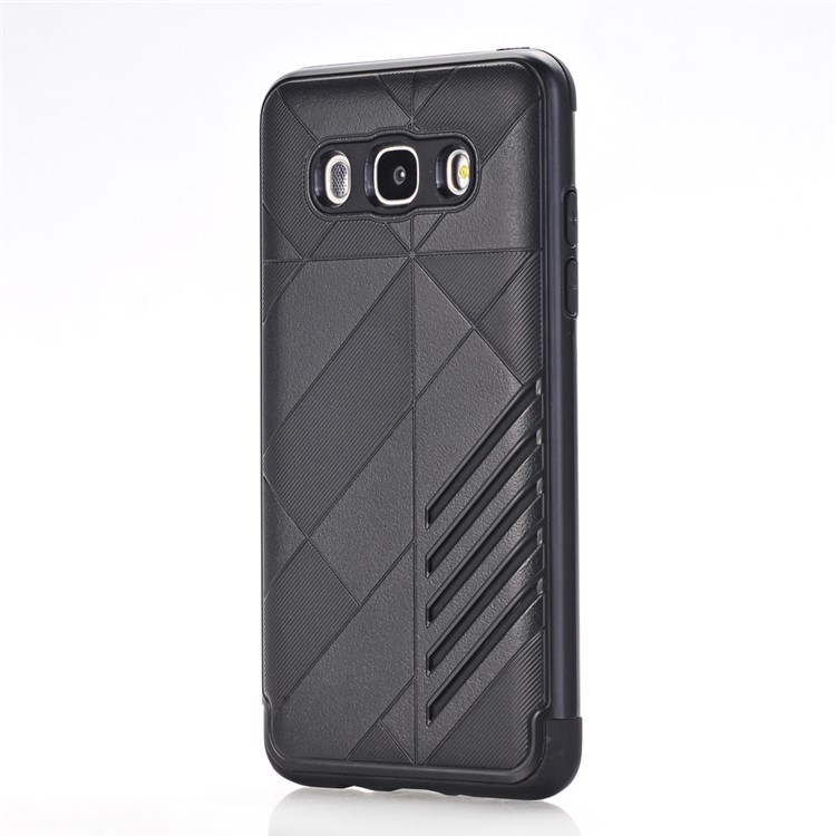 Armor 2-in-1 PC + TPU Back Cover for Samsung Galaxy J5 (2016) SM-J510 - Black-1