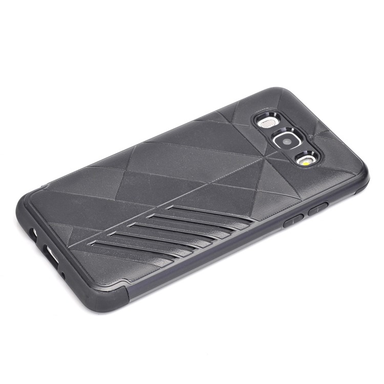 Armor 2-in-1 PC + TPU Back Cover for Samsung Galaxy J5 (2016) SM-J510 - Black-1