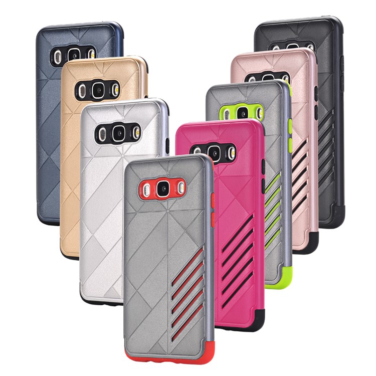 Armor 2-in-1 PC + TPU Back Cover for Samsung Galaxy J5 (2016) SM-J510 - Black-1