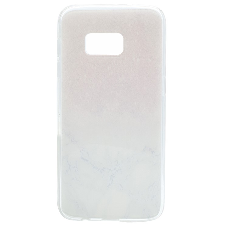 Patterned TPU Skin Back Case für Samsung Galaxy S7 G930 - Glitter Marmor Muster-5