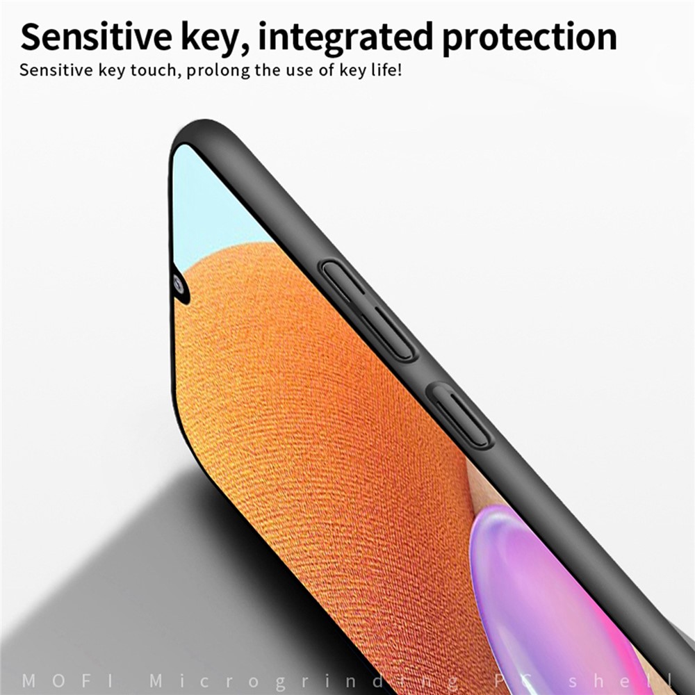 MOFI JK PC Series-1 Shield for Samsung Galaxy A32 4G (EU Version) Matte Surface Ultra Slim Phone Case Anti-drop Hard PC Back Cover with Strap - Black-4