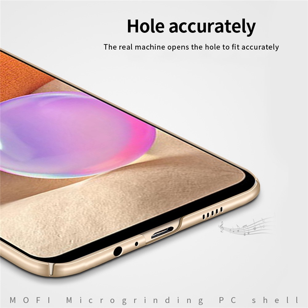 MOFI JK PC Series-1 Shield for Samsung Galaxy A32 4G (EU Version) Matte Surface Ultra Slim Phone Case Anti-drop Hard PC Back Cover with Strap - Black-8