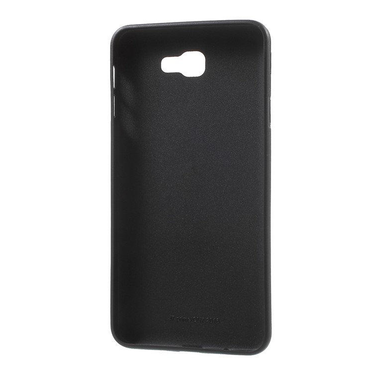 PU Leather Coated TPU Cover for Samsung Galaxy J7 Prime/On7 2016 - Black-3