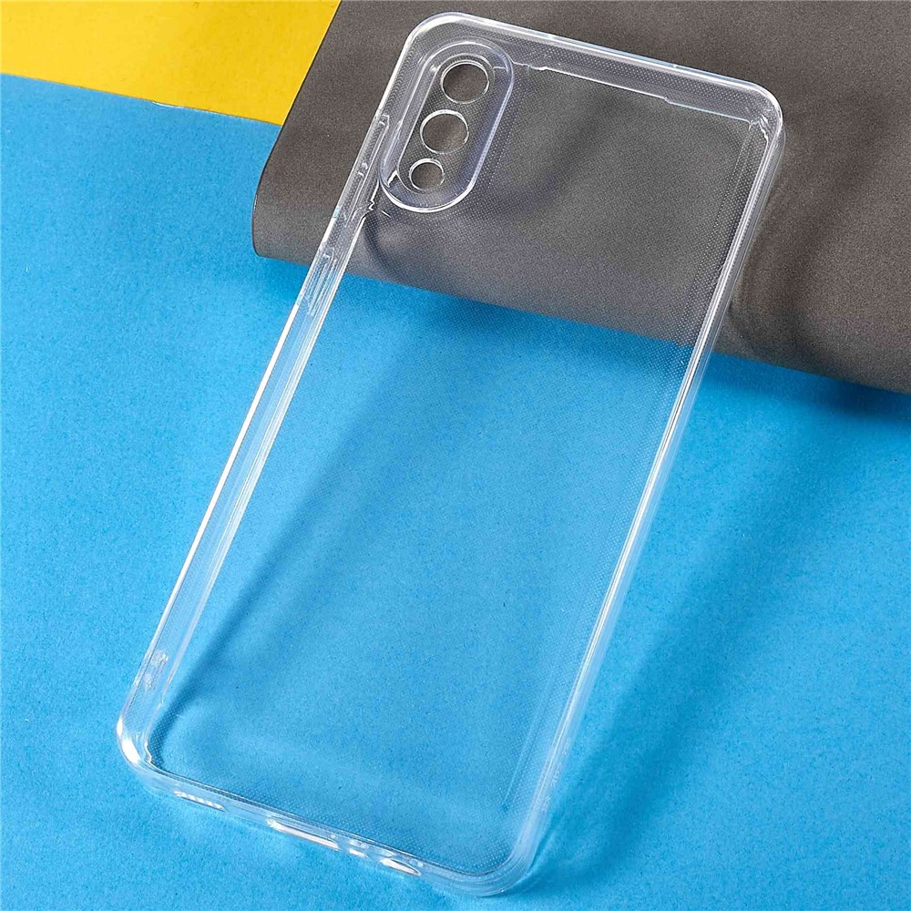 For Samsung Galaxy A02 (EU Version) Space Series Phone Case Transparent TPU Thickened Precise Cutout Protector Cover-2