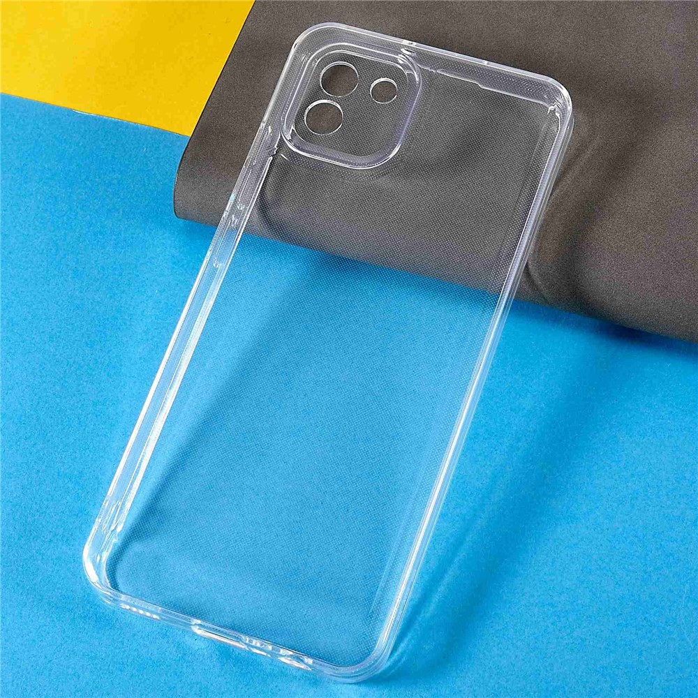 For Samsung Galaxy A03 (164.2 x 75.9 x 9.1mm) Space Series Clear Phone Case TPU Thickened Precise Cutout Protector Cover-2