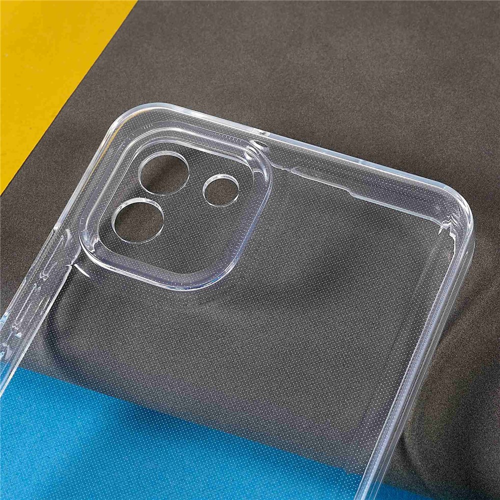 For Samsung Galaxy A03 (164.2 x 75.9 x 9.1mm) Space Series Clear Phone Case TPU Thickened Precise Cutout Protector Cover-3